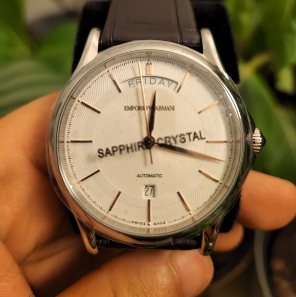 Emporio Armani automatic watch msrp$945 - Picture 2 of 8